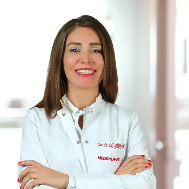 أخصائية قسم الأشعة في ميديكال بارك في أنقرة (باتكنت)الدكتورة إليف غونايدن