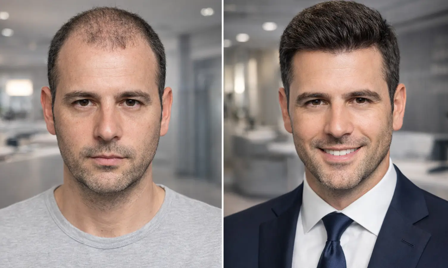 نتائج زراعة الشعر في تركيا قبل وبعد للرجال في مستشفيات ميديكال بارك اسطنبول