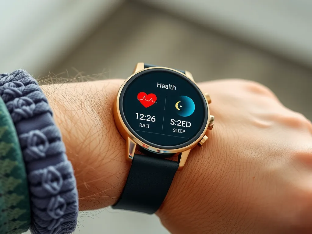 التكنولوجيا الحديثة في تعزيز الوقاية الصحية والوقاية من الأمراض smartwatch displaying health inline