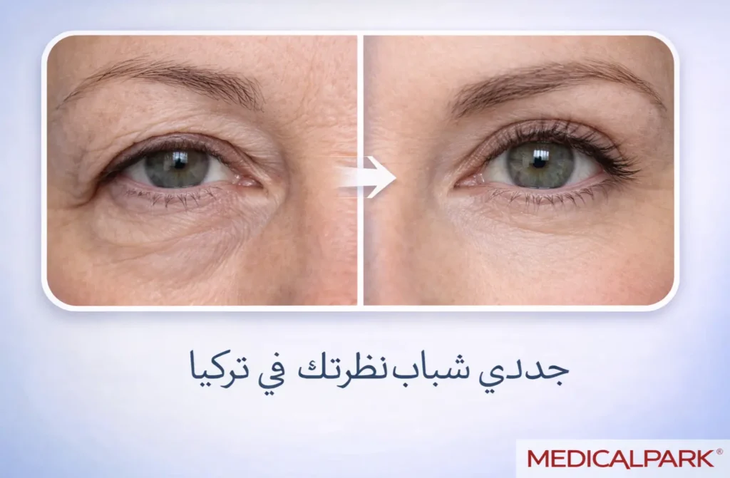 التخلص من ترهلات العين والجيوب الدهنية عبر جراحة شد الجفون